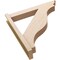 Ekena Millwork 6-in W x 36-in D x 36-in H Funston Trad Rough Cedar Woodgrain TimberThane Outlooker, Primed Tan OUTUR060X36X36FST04RCPR - alternate 2